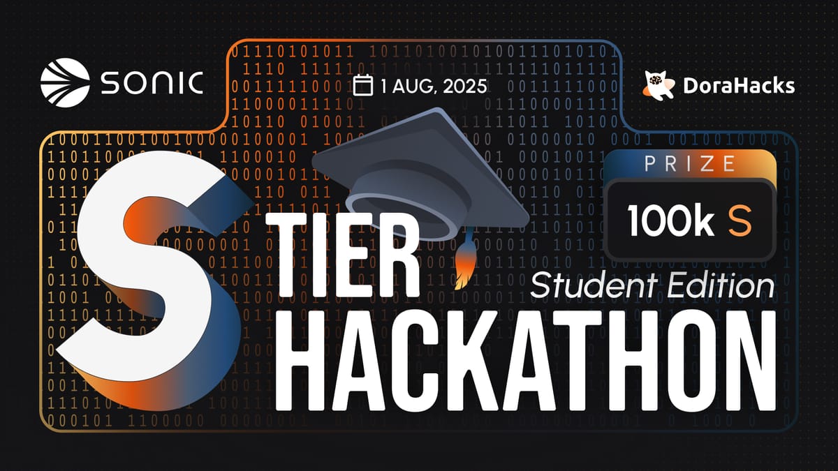 S Tier Hackathon: Student Edition — 100,000 S in Prizes