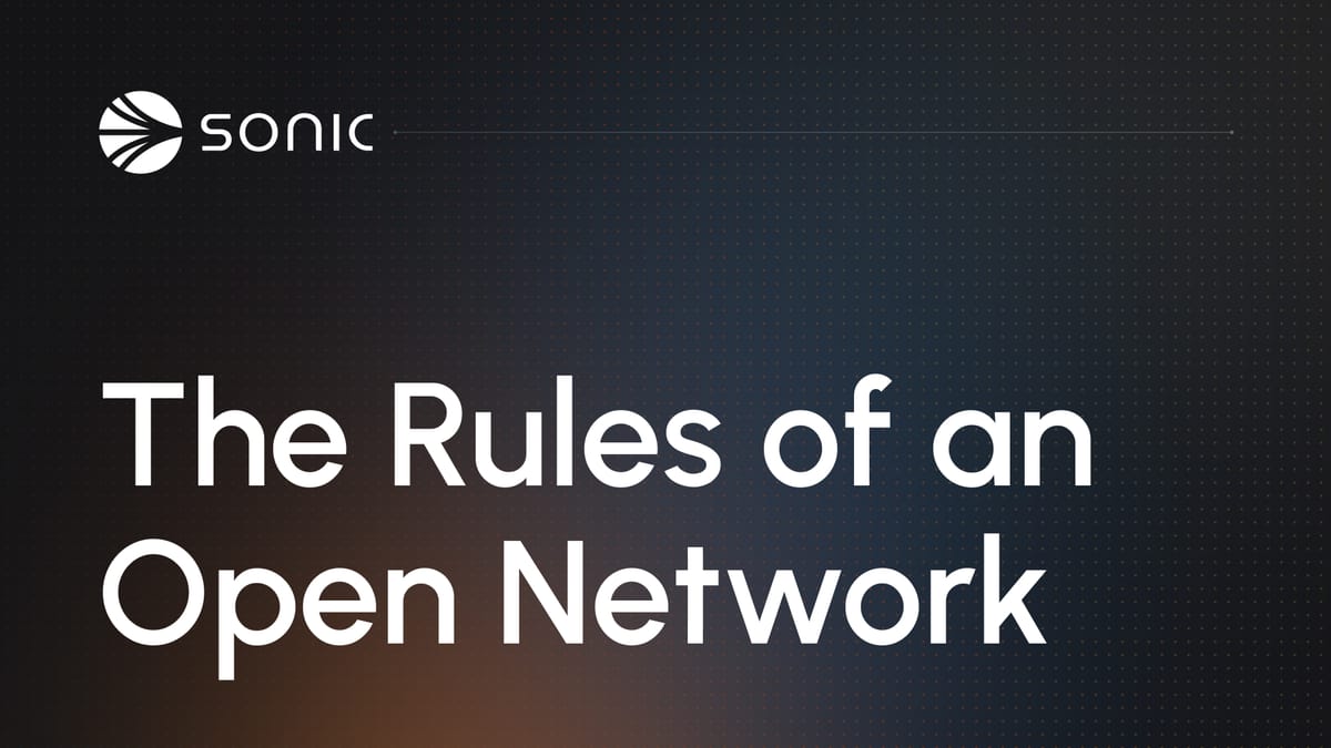 The Rules of an Open Network